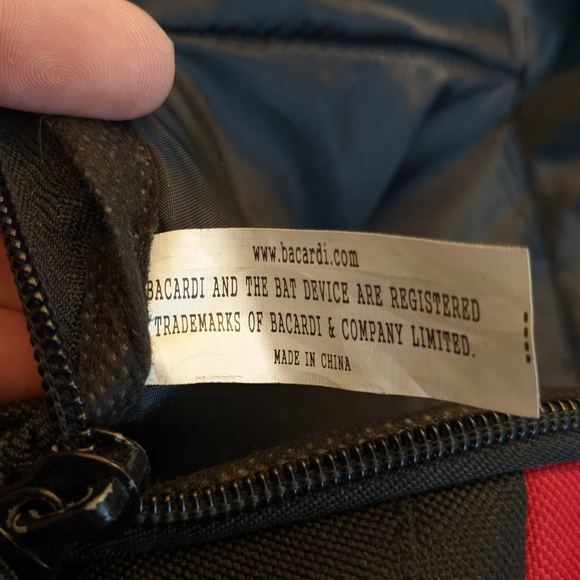 Bacardi Rum Large Promo Backpack With CD Holder‎ Sleeves - Picture 12 of 14